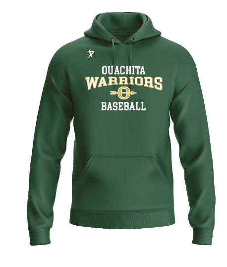 Ouachita Baseball - Green Warriors Hoodie