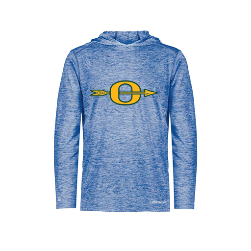 [FOLHCGRY-YS-LOGO1] Decker Youth Charge Hoodie (Youth S, Royal, Logo 1)