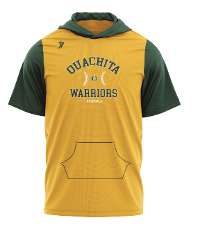 Ouachita Baseball - Lightweight Gold Hoodie (Lightweight)